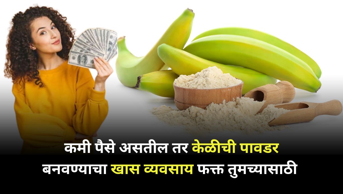 Whether poor or middle class anyone can start a banana powder business