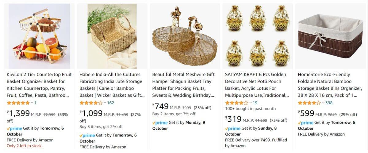gift basket price
