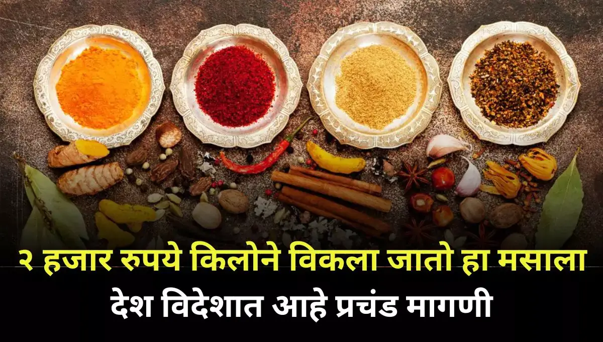 This spice is sold at 2 thousand rupees per kg